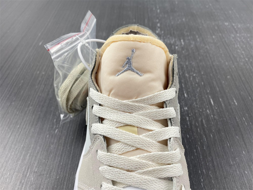 Air Jordan 1 Low Inside Out White Phantom  DN1635-100
