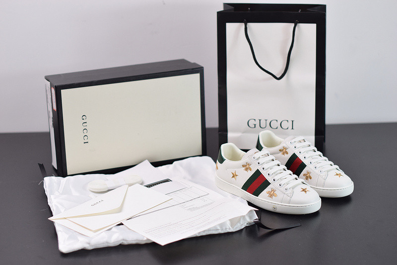 G*u*i ace embroidered low-top sneaker
