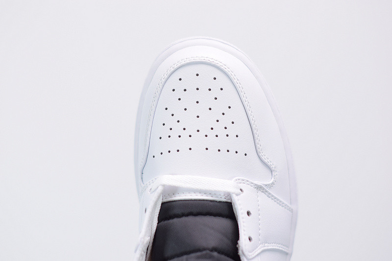AIR JORDAN 1 MID WHITE BLACK GYM RED 554724-116