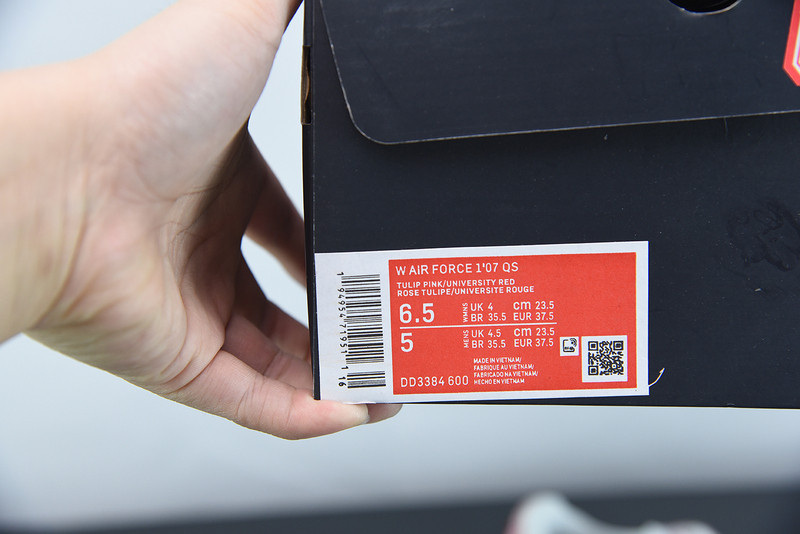 NIKE AIR FORCE 1 07 QS VALENTINES‘D LOVE LETTER DD3384-600