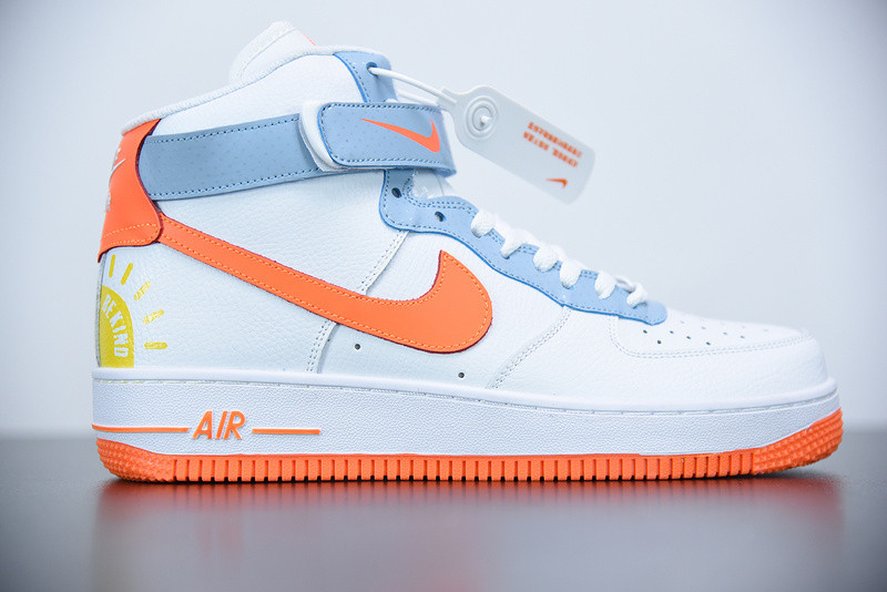 NIKE AIR FORCE 1 HIGH BE KIND WHITE RED DC2198-100