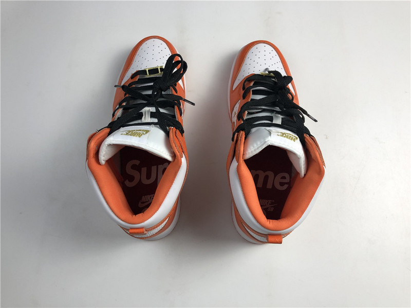 Svp*me x nike dunk high pro sb orange 307385-181
