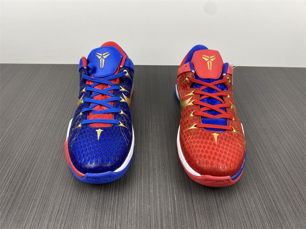 NIKE ZOOM KOBE VII RLX RED BLUE METALLIC GOLD 488371-406