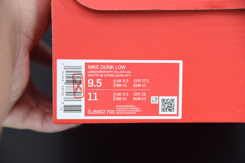 NIKE SB DUNK LOW LEMON DROP（W）DJ6902-700