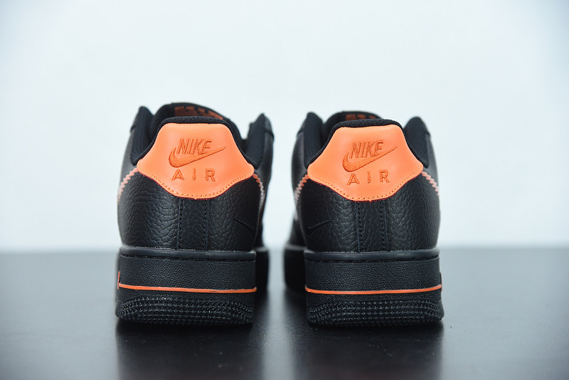 NIKE AIR FORCE 1 LOW ZIG ZAG BLACK ORANGE DN4928-001