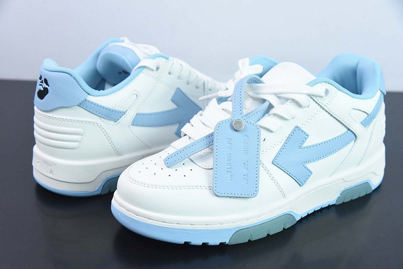 OF™ C/O VIRGIL ABLOH OUT OF OFFICE LOW-TOP LEATHER SNEAKERS ‘OOO“