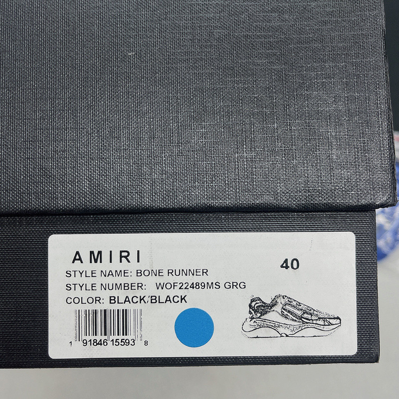 AMIRI BONE RUNNER LOW-TOP SNEAKERS