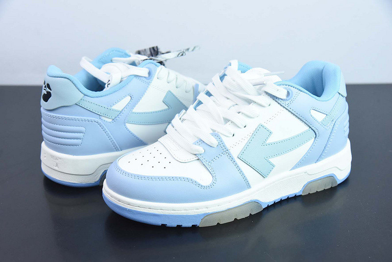 OF™ C/O VIRGIL ABLOH OUT OF OFFICE LOW-TOP LEATHER SNEAKERS ‘OOO“