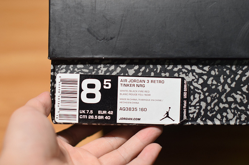 AIR JORDAN 3 RETRO NRG "TINKER" AQ3835-160