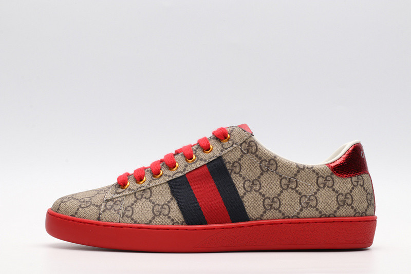 G*u*i ace embroidered low-top sneaker