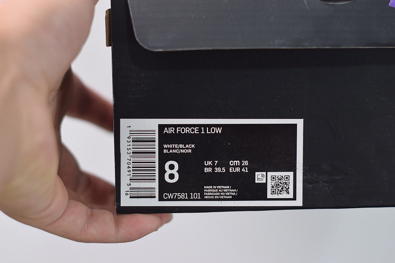 NIKE AIR FORCE 1 LOW “SKETCH” IN WHITE/BLACK CW7581-101