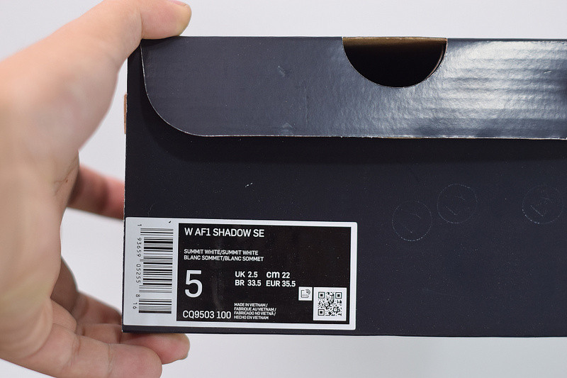 NIKE AIR FORCE 1 SHADOW "SUMMIT WHITE TEAM ORANGE" CQ9503-100