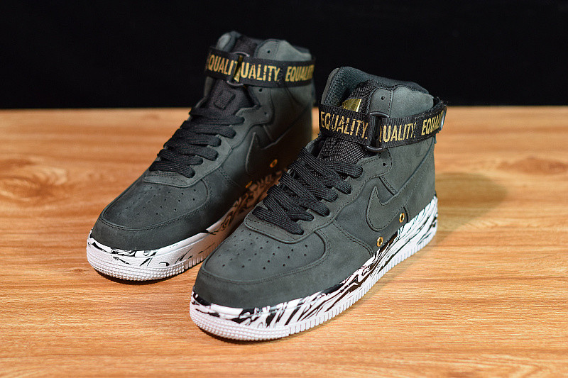 NIKE AIR FORCE 1 HI BHM QS "BLACK HISTORY MONTH" 920787-001