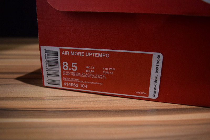 NIKE AIR MORE UPTEMPO "OLYMPIC 2016 RELEASE" 414962-104
