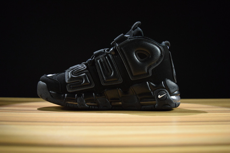 NIKE AIR MORE UPTEMPO "Supreme" BLACK 515962-001