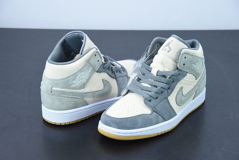 AIR JORDAN 1 MID SE COCONUT MILK PARTICLE GREY DN4281-100