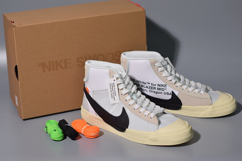 NIKE OF BLAZER MID THE TEN 10 VIRGIL ABLOH AA3832-100