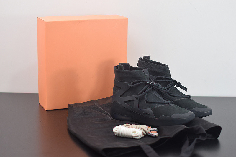 NIKE CONFIRMS AIR FEAR OF GOD 1 “TRIPLE BLACK”  AR4237-005