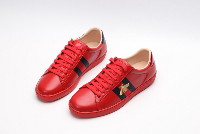 G*u*i ace embroidered low-top sneaker