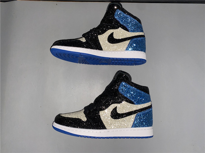 AIR JORDAN 1 X FRAGMENT DESIGN  “GLITTER” CK5566-400