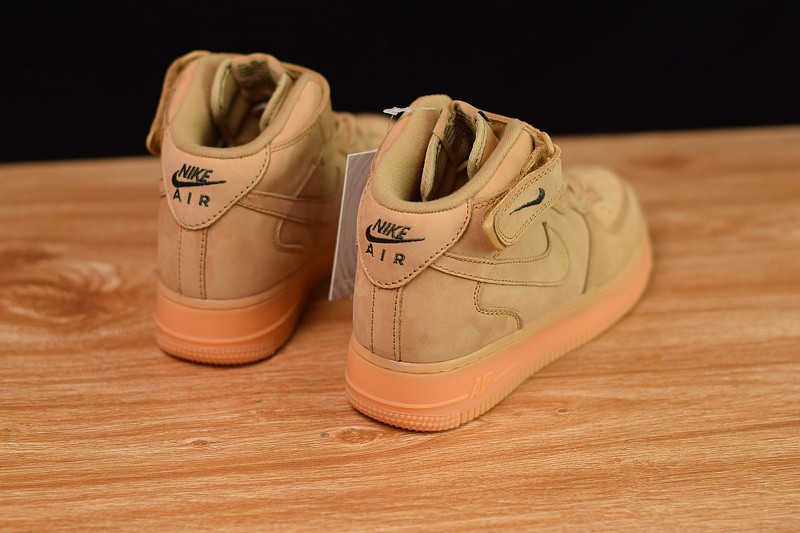 NIKE AIR FORCE 1 MID 07 PRM QS "FLAX" 715889-200