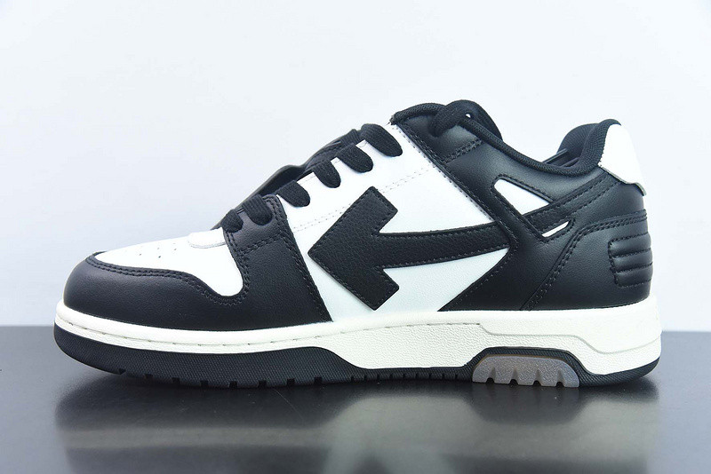 OF™ C/O VIRGIL ABLOH OUT OF OFFICE LOW-TOP LEATHER SNEAKERS ‘OOO“