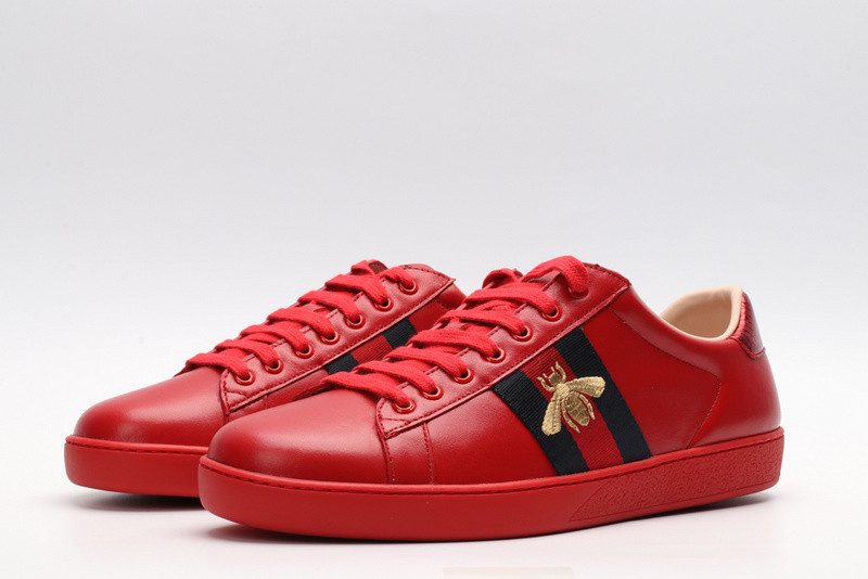 G*u*i ace embroidered low-top sneaker