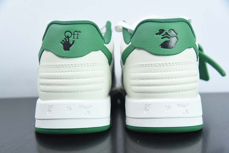 OF™ C/O VIRGIL ABLOH OUT OF OFFICE LOW-TOP LEATHER SNEAKERS ‘OOO“