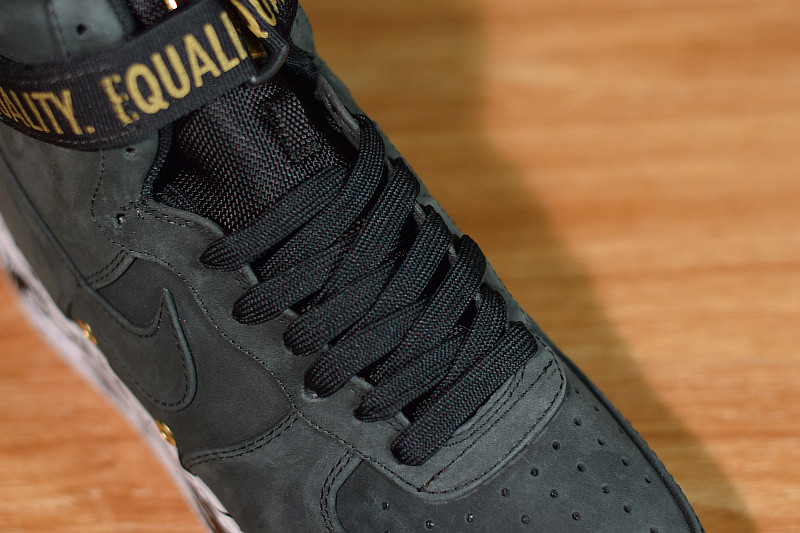 NIKE AIR FORCE 1 HI BHM QS "BLACK HISTORY MONTH" 920787-001