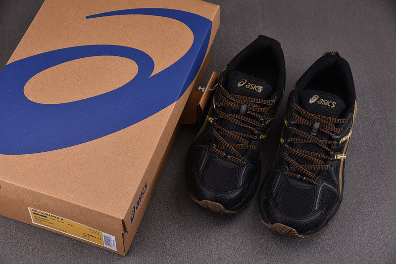 ASICS Gel‑kahana 8 Retro Wear‑Resistant Trail Black Brown 