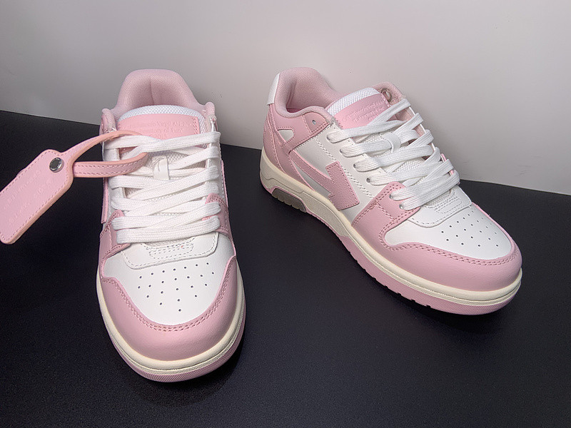 OF™ C/O VIRGIL ABLOH OUT OF OFFICE LOW-TOP LEATHER SNEAKERS ‘OOO“