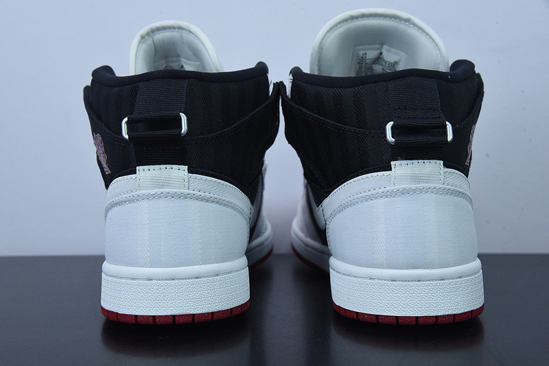 AIR JORDAN 1 MID SE UTILITY BLACK/WHITE-RED DD9338-016