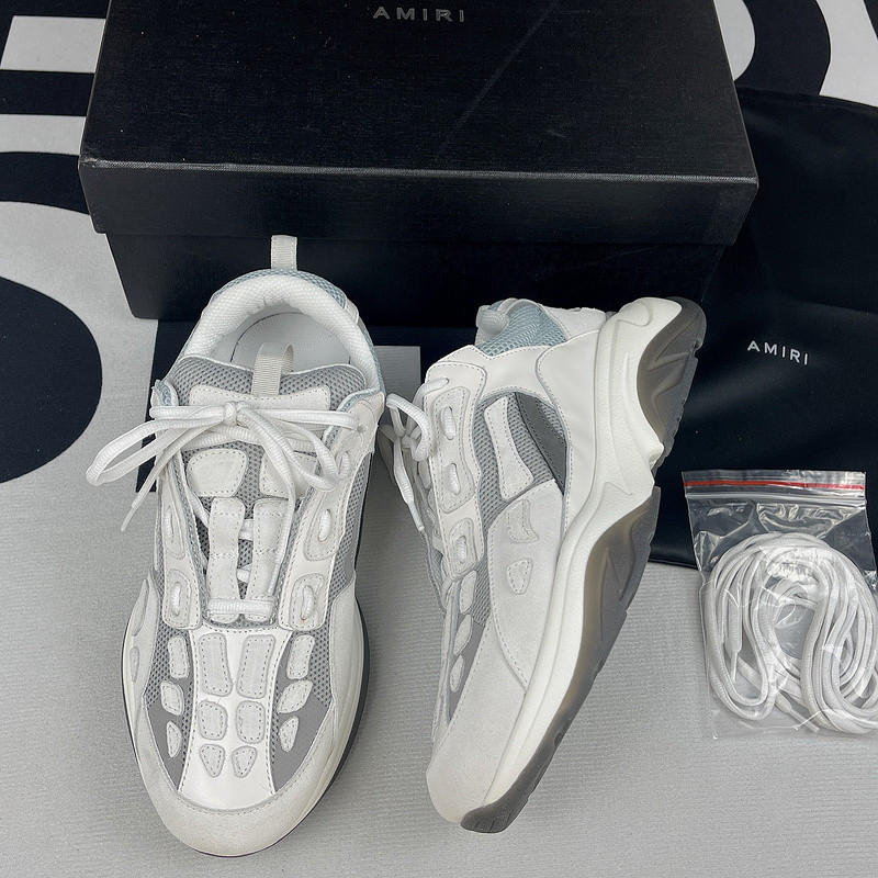 AMIRI BONE RUNNER LOW-TOP SNEAKERS