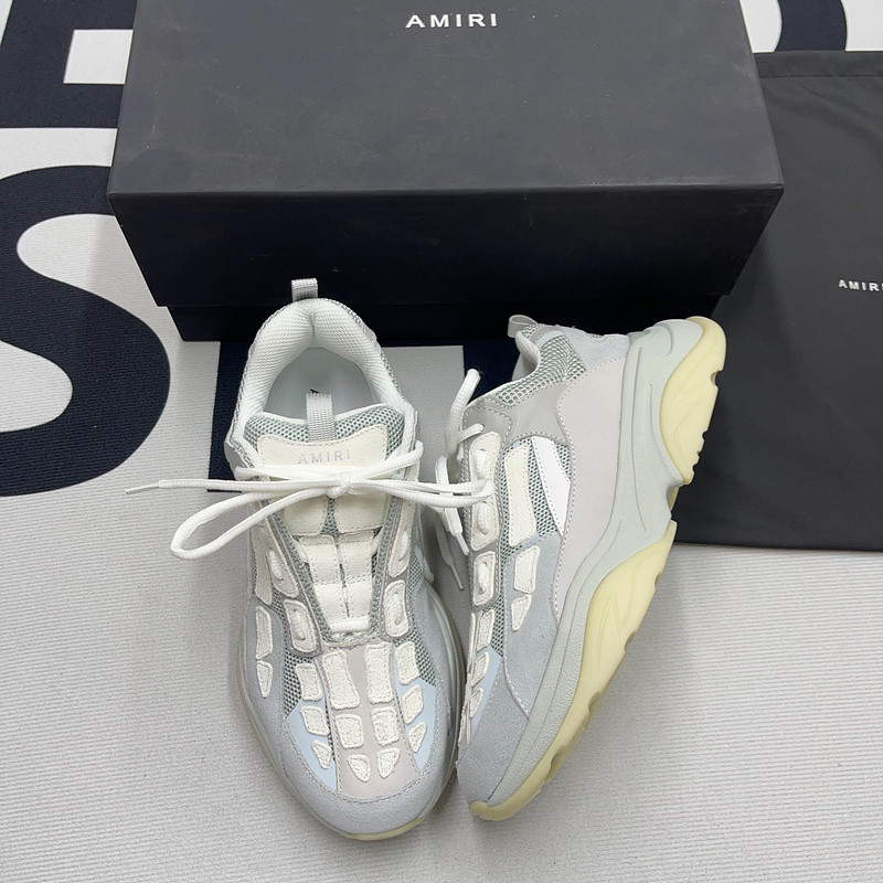 AMIRI BONE RUNNER LOW-TOP SNEAKERS