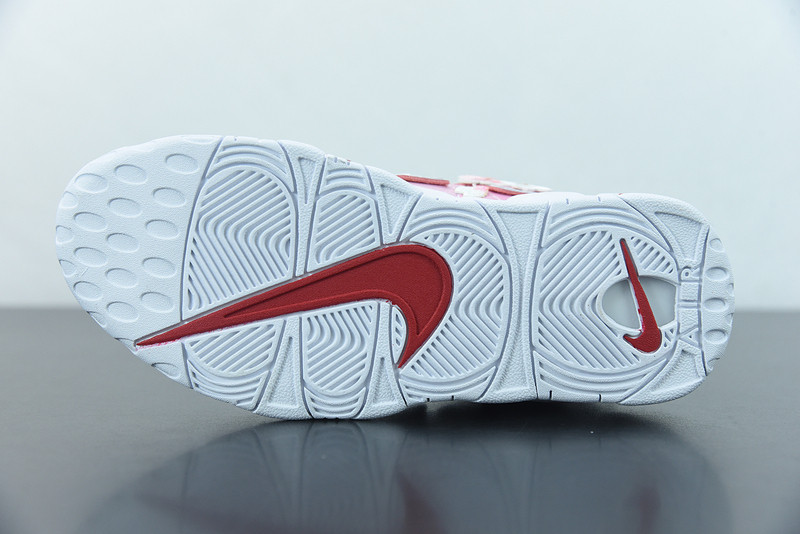 NIKE AIR MORE UPTEMPO 96 GS"WHITE/CHERRY BLOSSOMS