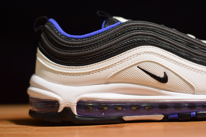 NIKE AIR MAX 97 WHITE BLACK PERSIAN VIOLET (GS) 921522-102