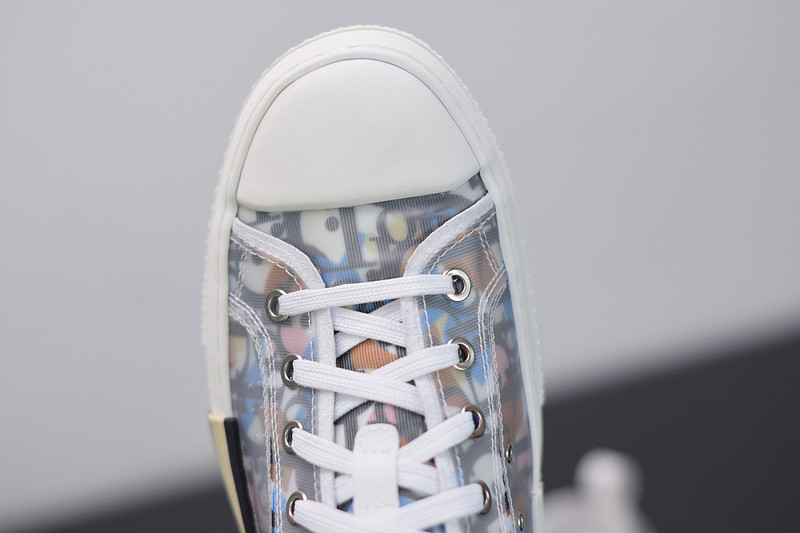 B23 LOW-TOP SNEAKER IN DIO* OBLIQUE WITH DIO* AND ALEX FOXTON PRINT