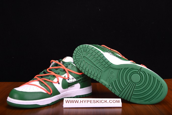 OF NIKE DUNK LOW LEATHER GREEN CT0856-100