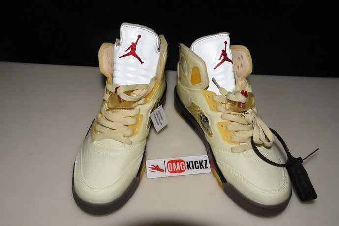 OF AIR JORDAN 5 SAIL DH8565-100
